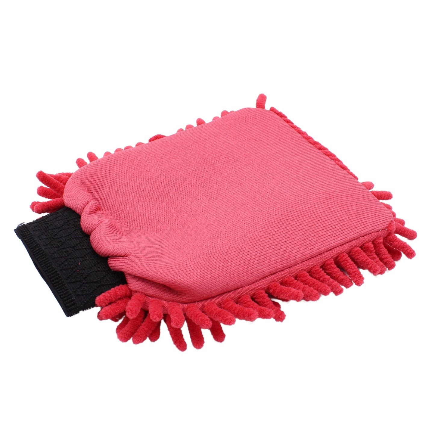 MIKROFASER-WASCHHANDSCHUH ''RASTA'' ROT - Der Reinigungsberater