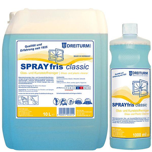 SPRAYfris classic Glas- und Kunstoffreiniger